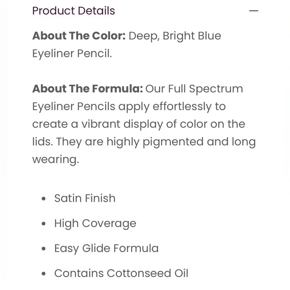 Makeup Geek INDIGO Full Spectrum Eyeliner | Deep Bright Blue | NEW | MG MUG